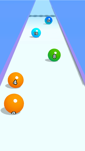 Ball Run 2048: merge number screenshot